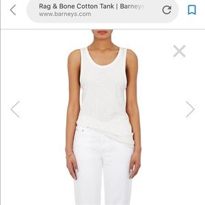 Rag & Bone NY Perfect White Cotton Tank “The Tank”